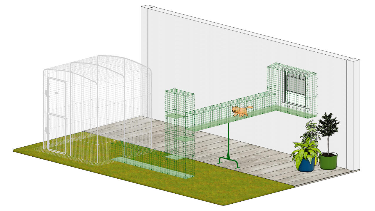 Catio Tunnel System - Safe Outdoor Walkway | Omlet