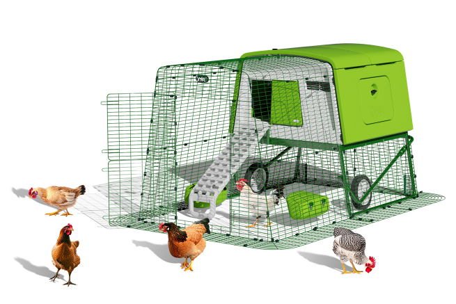 Eglu Cube large portable chicken coop