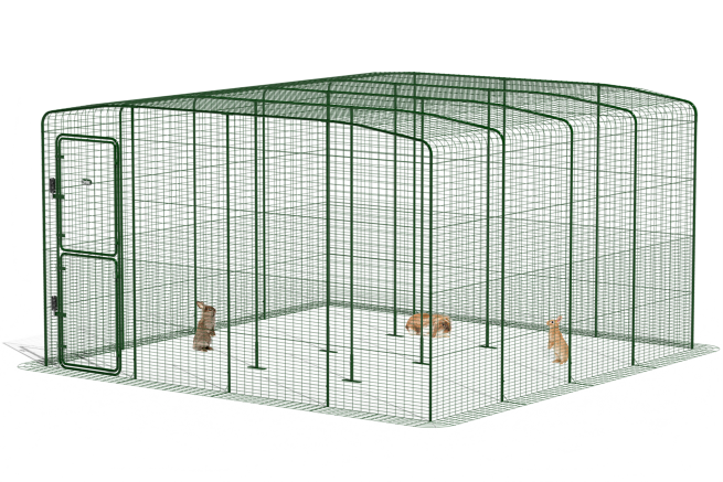 Outdoor large rabbit run